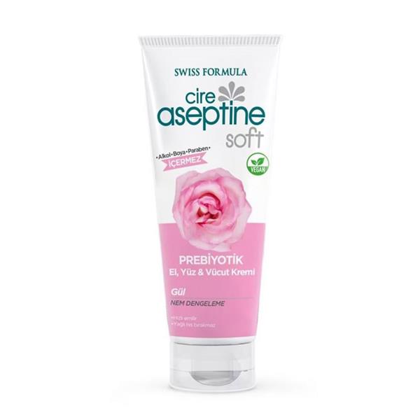 Cire Aseptine Soft Prebiyotik Nemlendirici Bakım Kremi Gül 75 ml