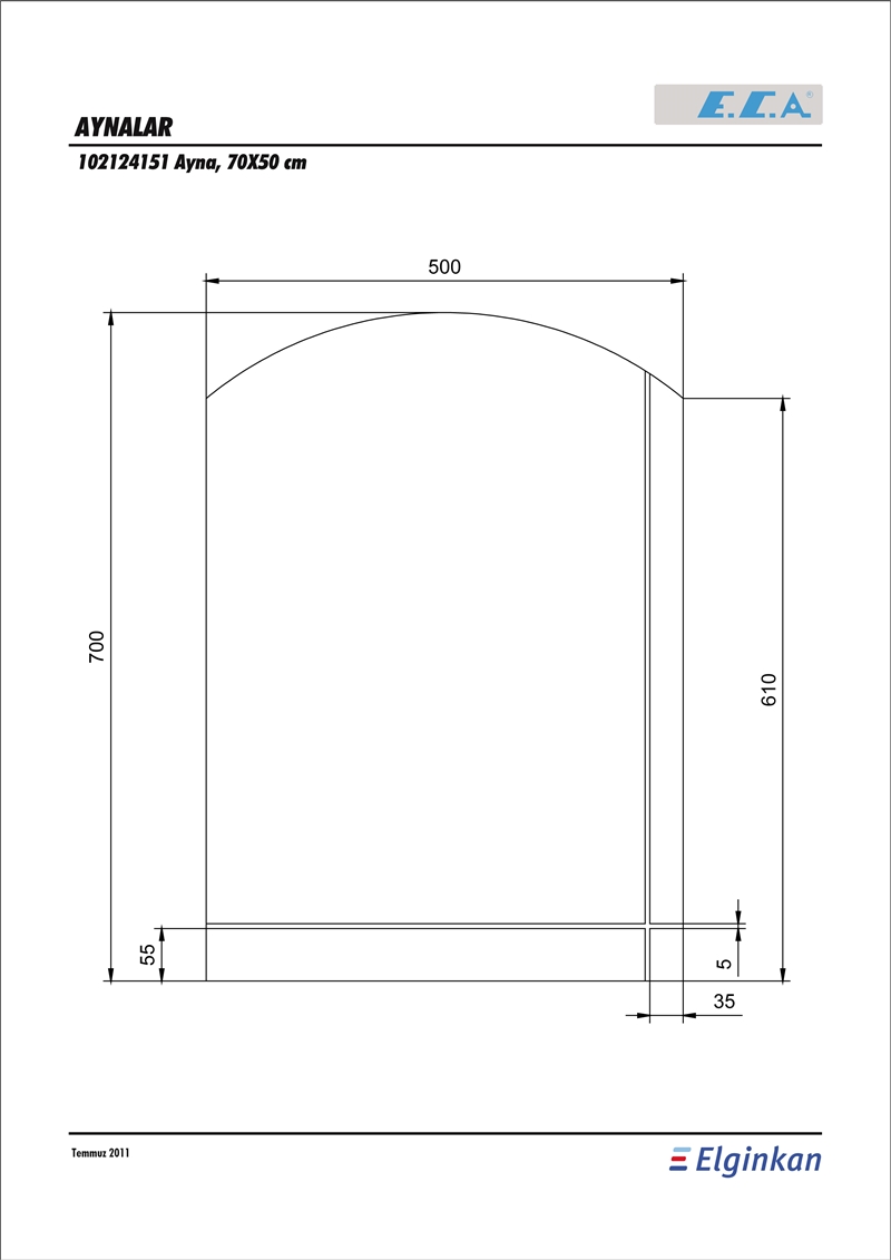 Eca Ayna X Cm Eca Sanal Market