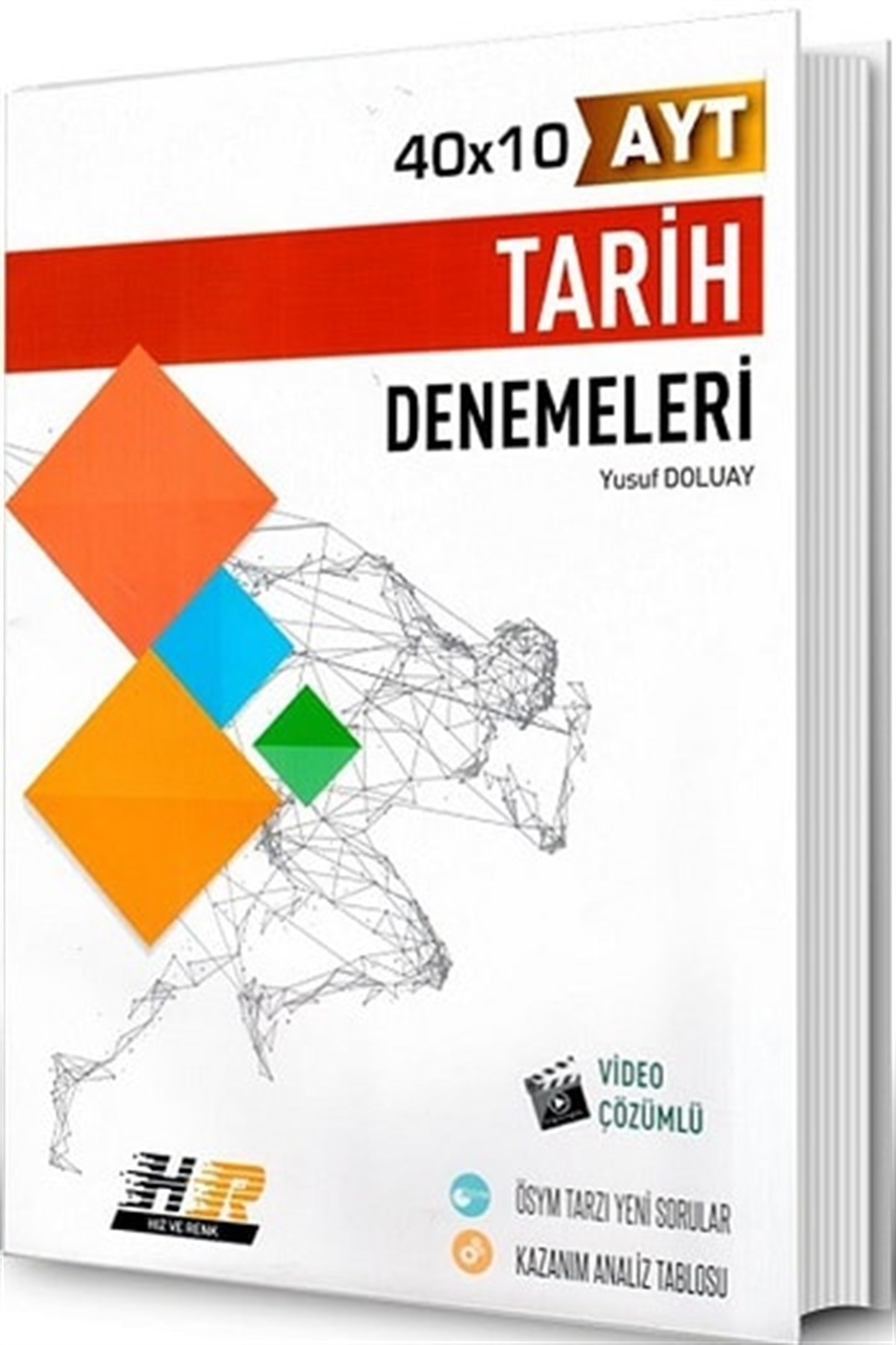 Hız ve Renk Yayınları AYT Tarih 40x10 Denemeleri