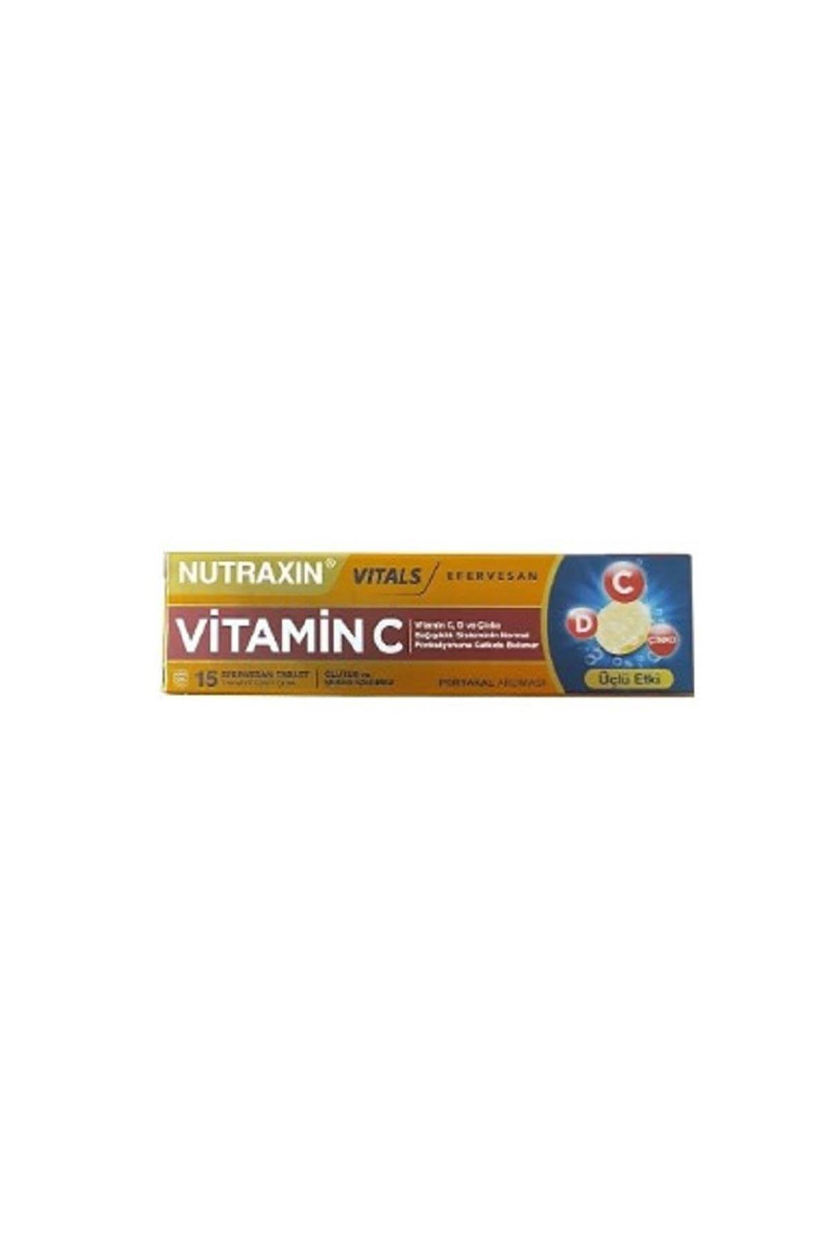 Nutraxin Vitamin C D Zinc Efervesan Tablet Depoeczanem