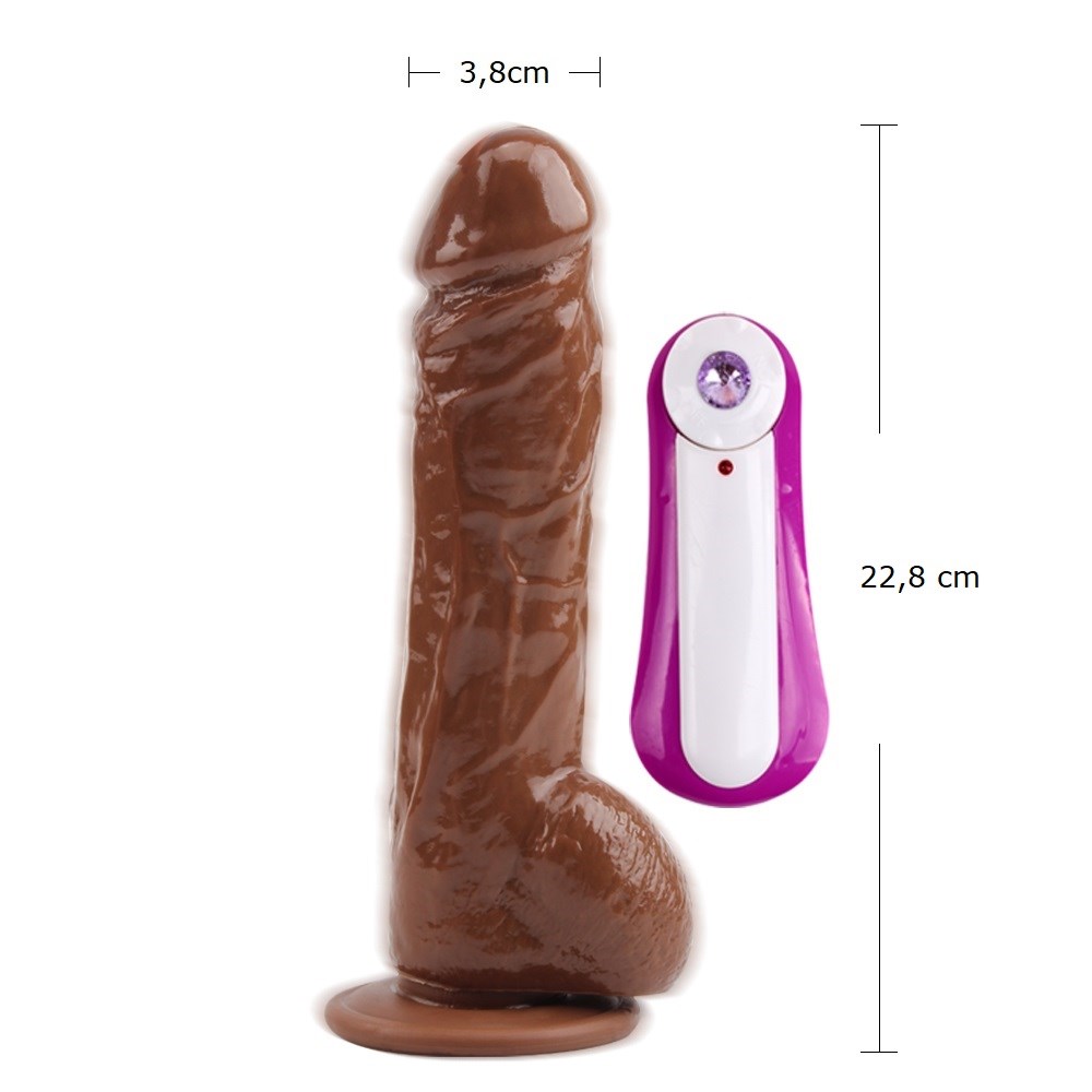 Cm Realistik Titre Imli Melez Vibrat R Dildo Penis