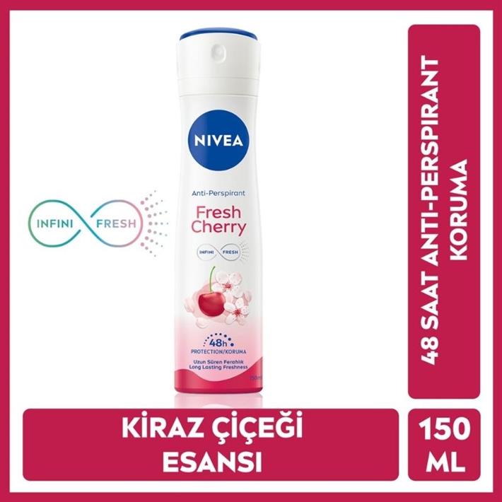 Nivea Fresh Cherry Kadın Deodorant 150 ml Dermojet