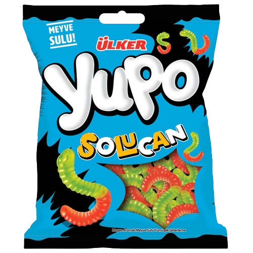 Ülker Yupo Yumuşak Şeker Solucan 80 Gr