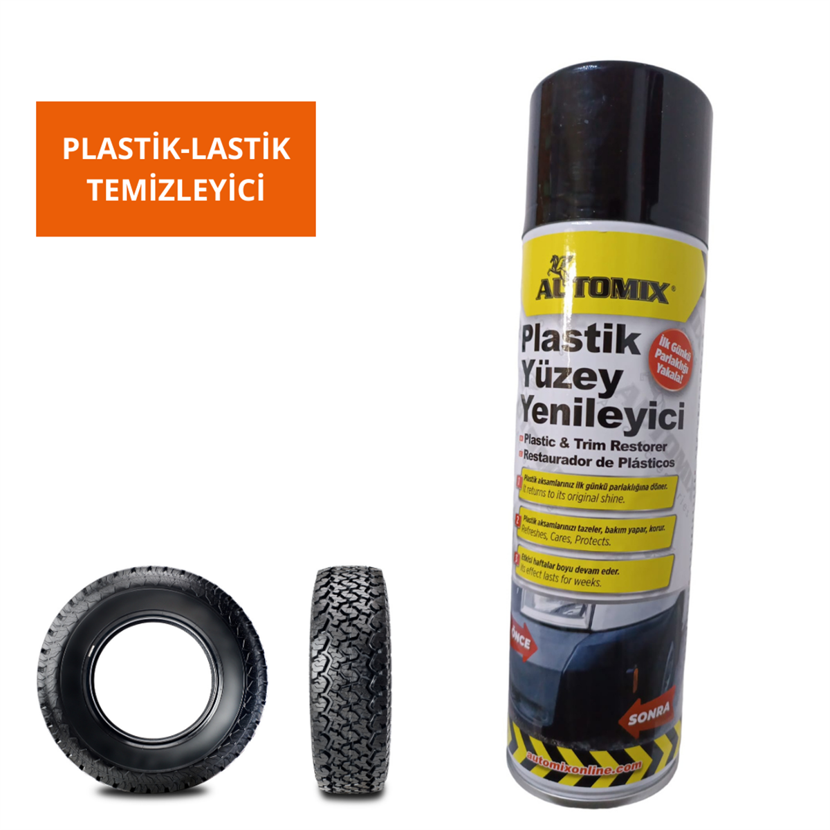 Plastik Lastik Temizleyici Ml Automix Kod Suslen Oto