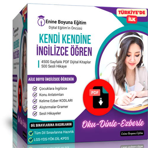 Kendi Kendine İNGİLİZCE Öğreten Eğitim Seti 4500 Sayfalık DEV Arşiv