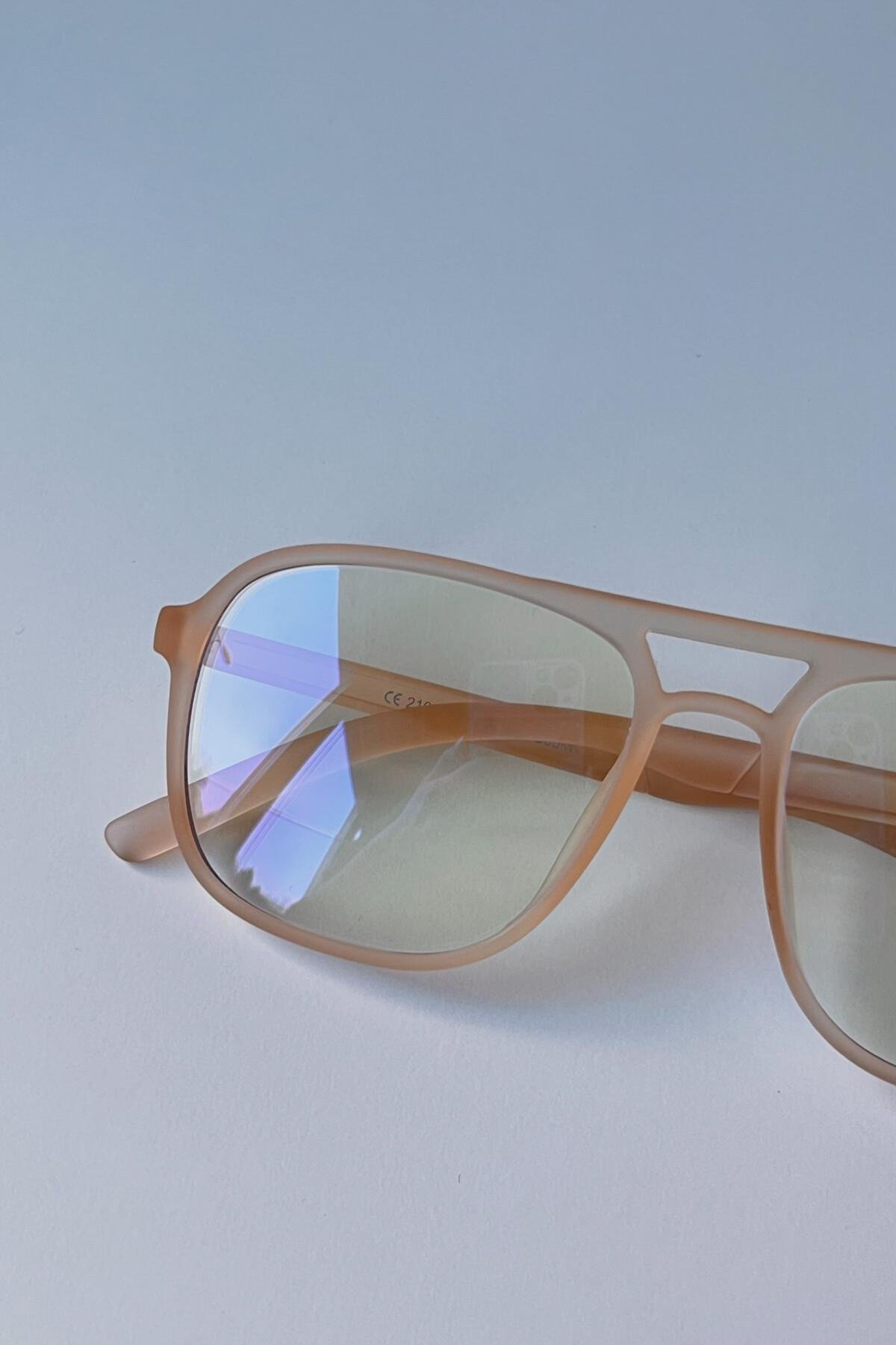 Buena Blue Block Gözlük Nude falaneyewear