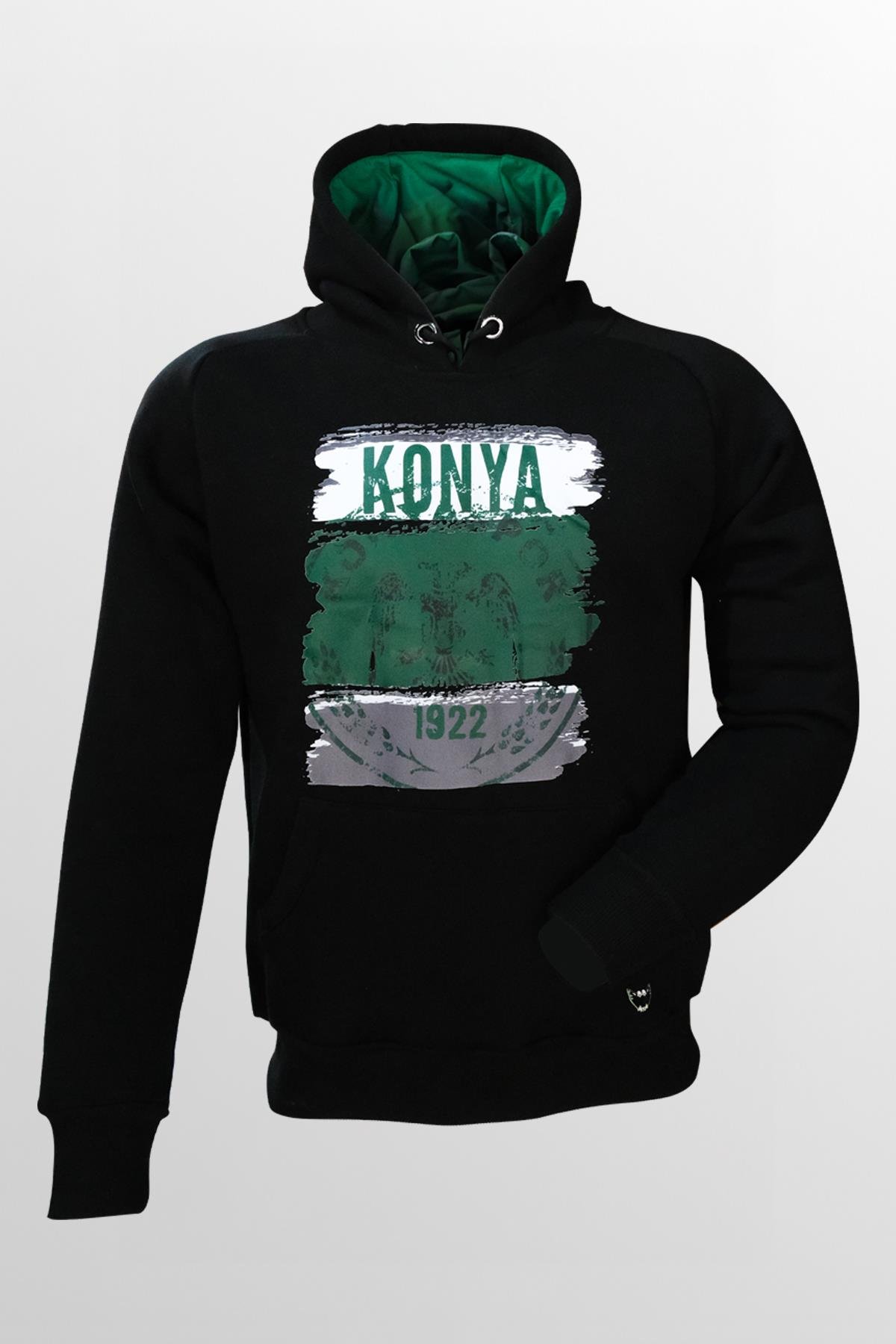 ARMA TERRY CREW HOODIE BLACK