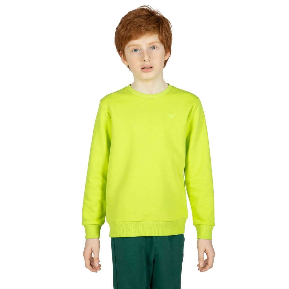 Bilcee Çocuk Unisex Bisiklet Yaka Sweatshırt IW-8419