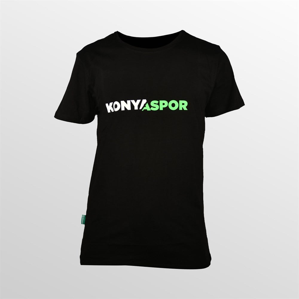 KONYASPOR FLATE SİYAH TİŞÖRT