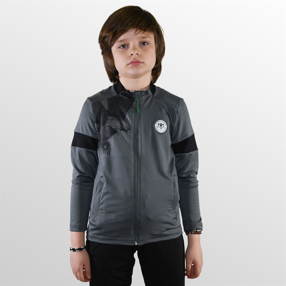 KONYASPOR KARTAL GRİ ÇOCUK EŞOFMAN ÜSTÜ