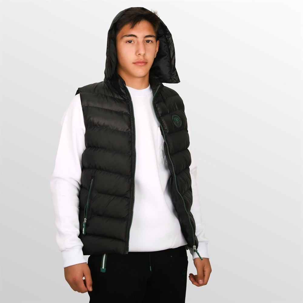 KONYASPOR SİYAH ŞİŞME YELEK