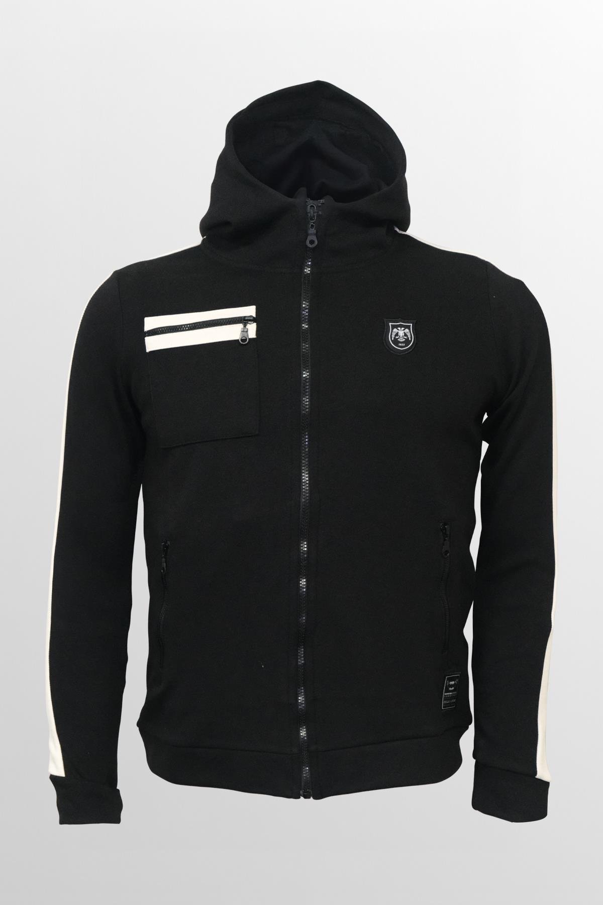 VINTAGE EAGLE ZIP JACKET BLACK