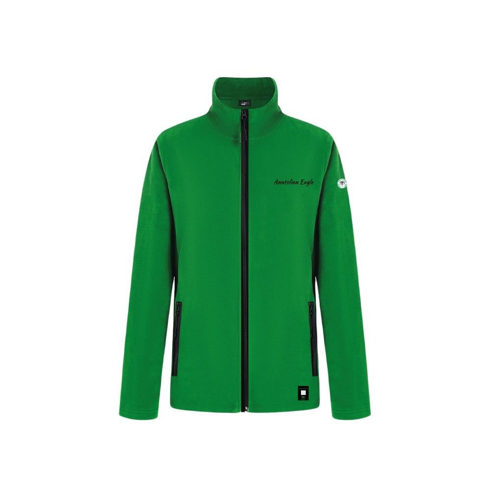 YEŞİL POLAR HIRKA ERKEK
