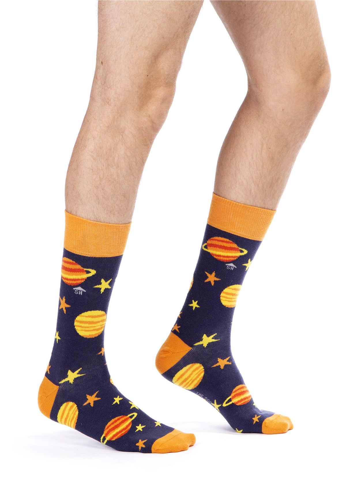 Uzay Desenli Çorap