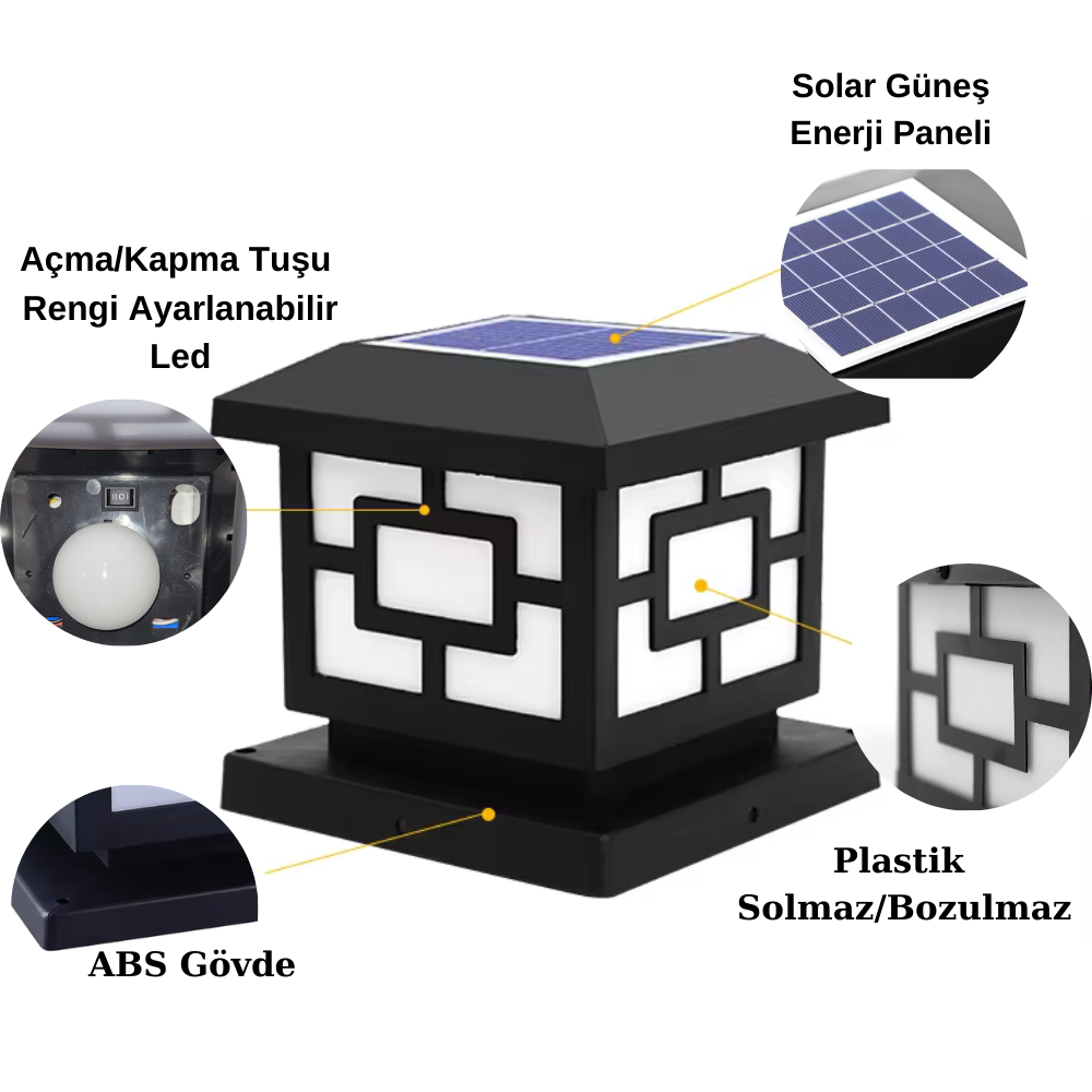 10 Watt Solar Set Duvar Üstü Dekoratif Armatür