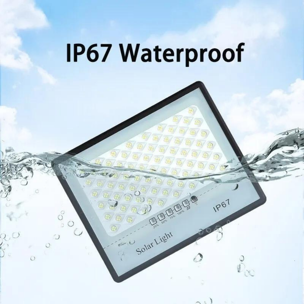 100 Watt Güneş Enerjili Solar Projektör