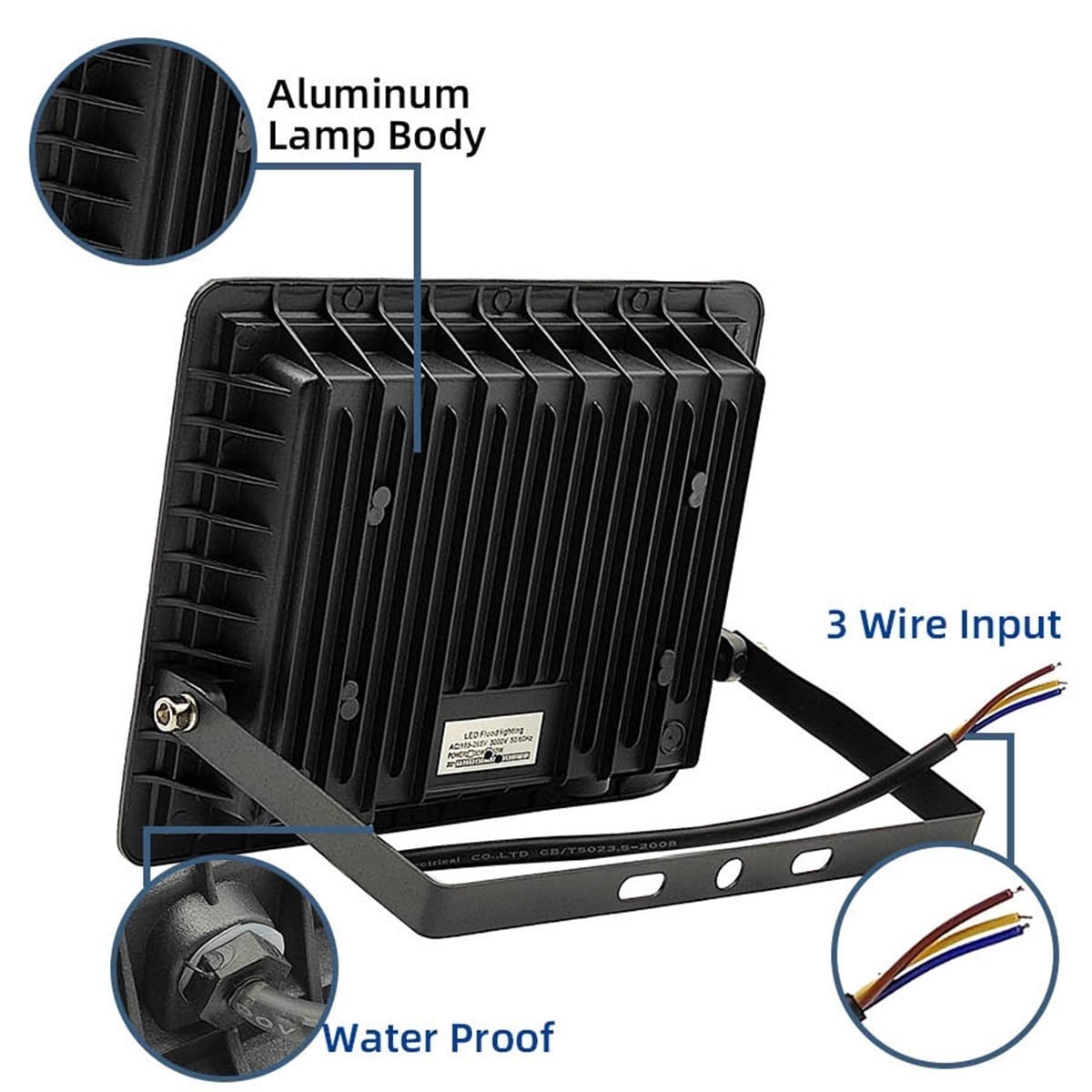 100 Watt Slim Kasa Led Projektör (Günışığı)