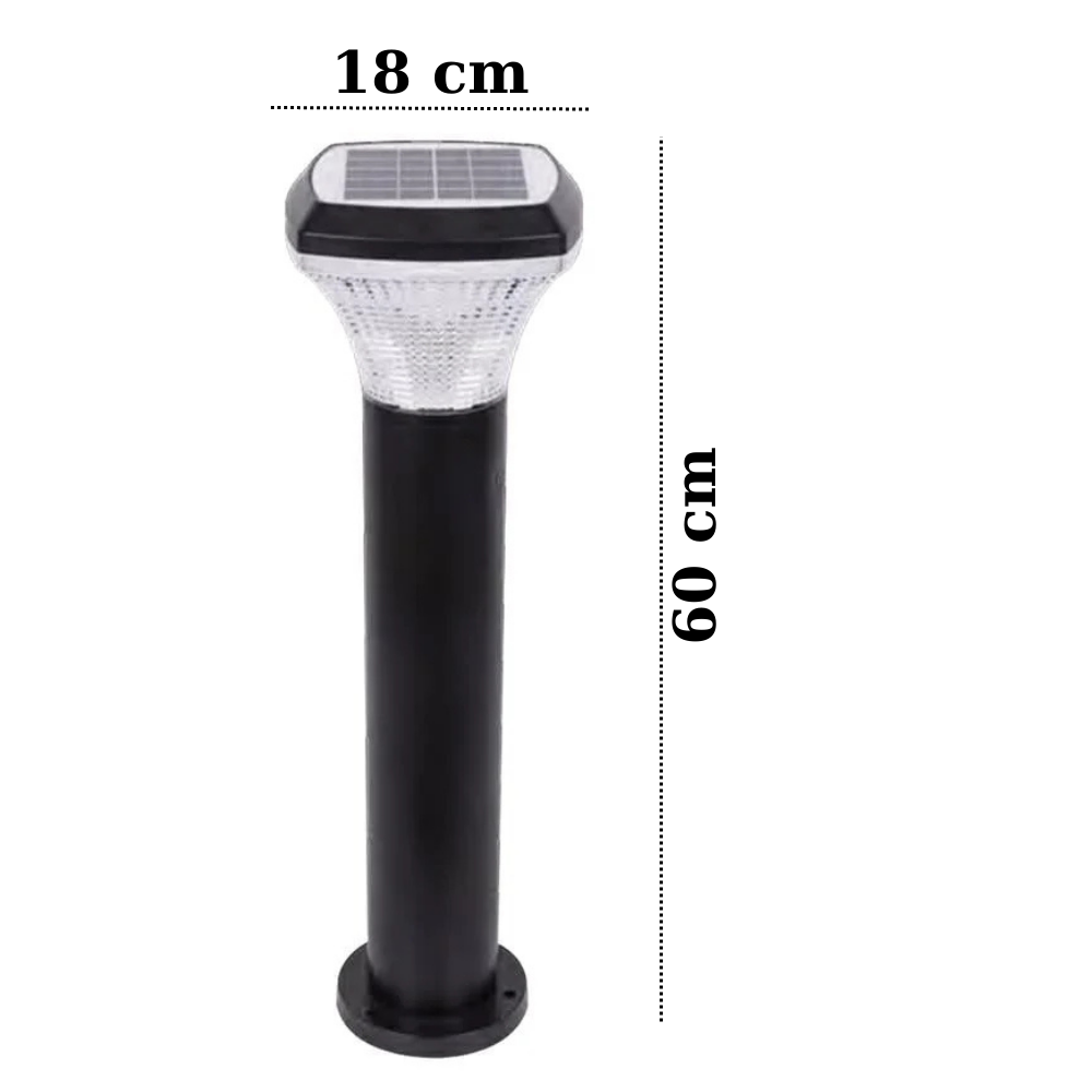 100Watt Güneş Enerjili Solar Bahçe Armatürü ( 60cm Direkli )