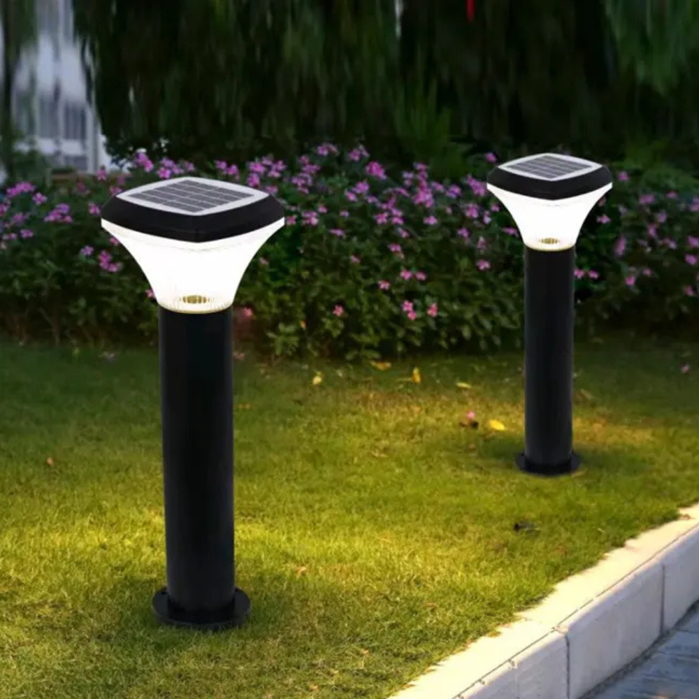 100Watt Güneş Enerjili Solar Bahçe Armatürü ( 60cm Direkli )