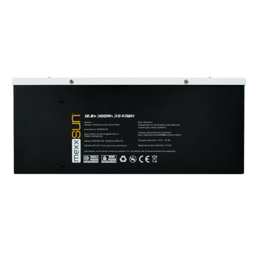 12.8 Volt-300Ah LifePo4 Lityum Akü