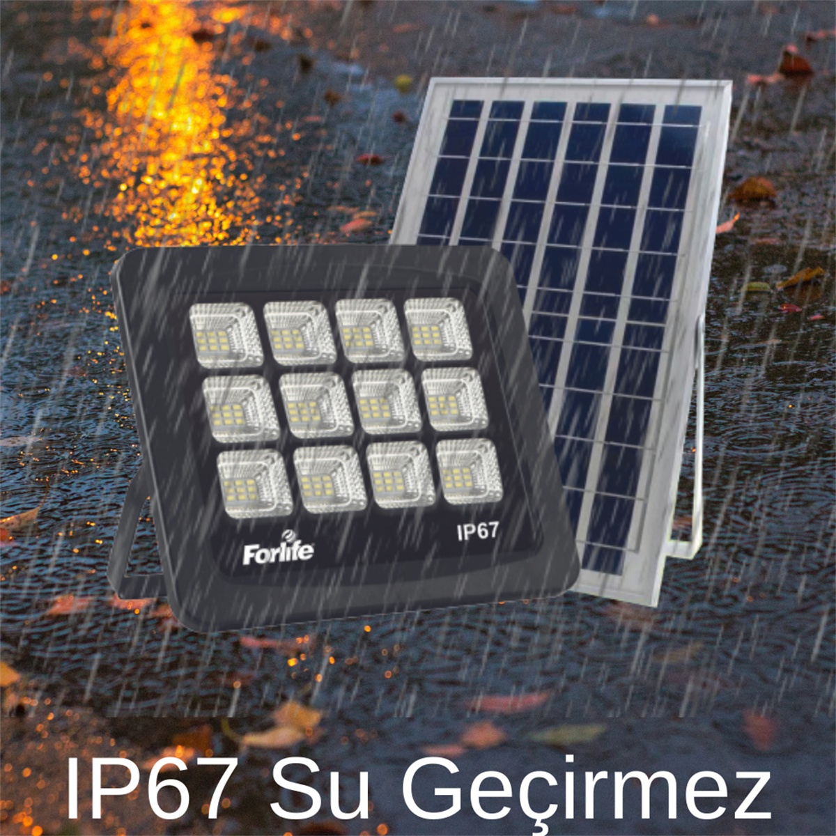 120 Watt Güneş Enerjili Solar Projektör