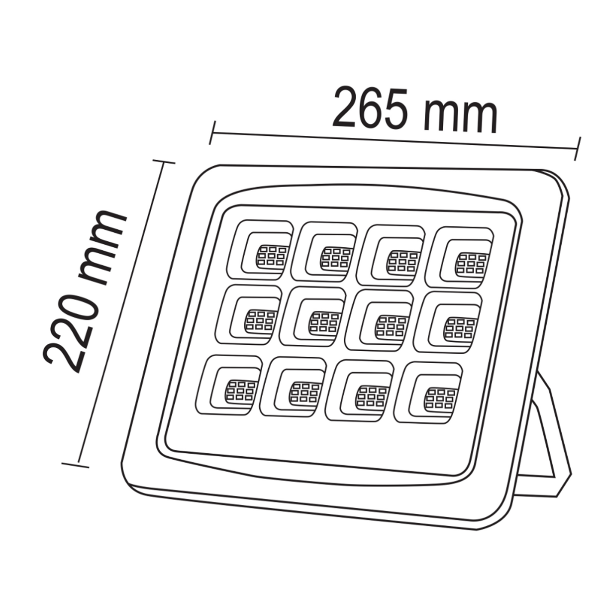 120 Watt Güneş Enerjili Solar Projektör