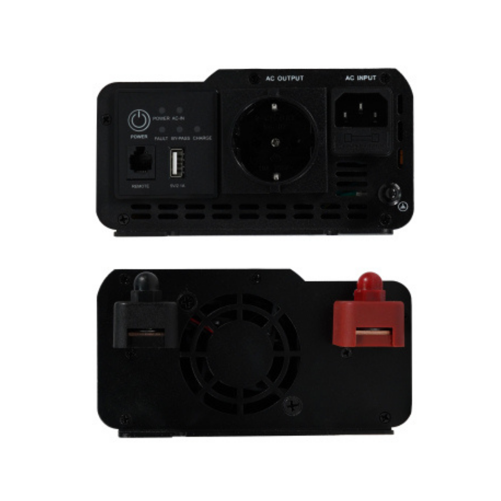 12V Volt - 600W Watt Ats Ups Şarjlı Tam Sinüs İnverter ( Ekranlı )