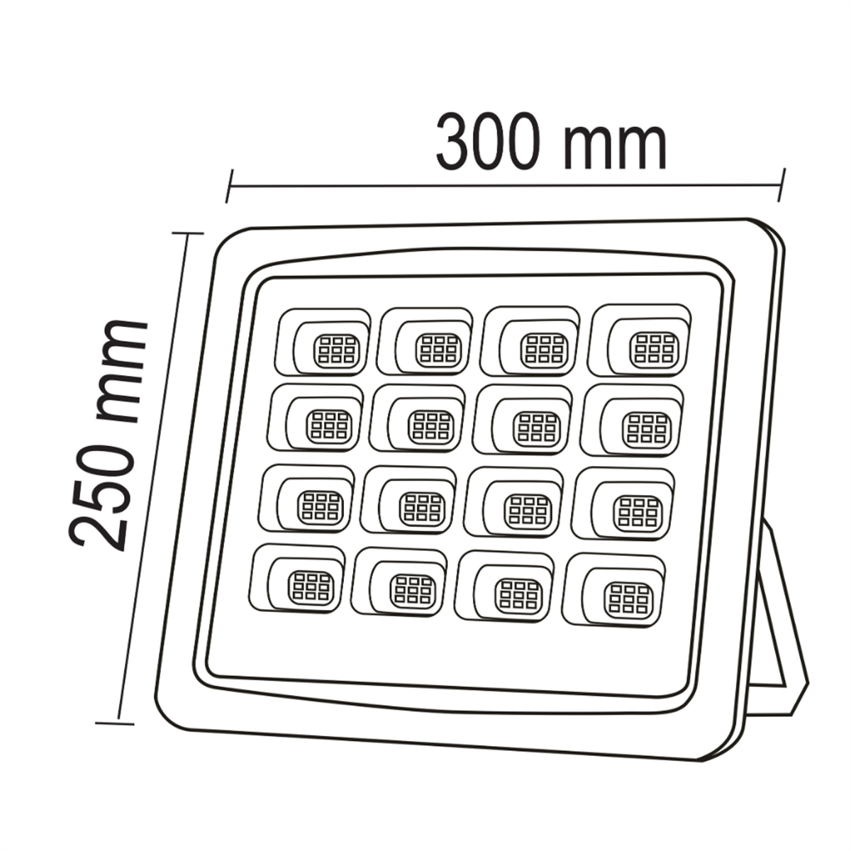 160 Watt Güneş Enerjili Solar Projektör
