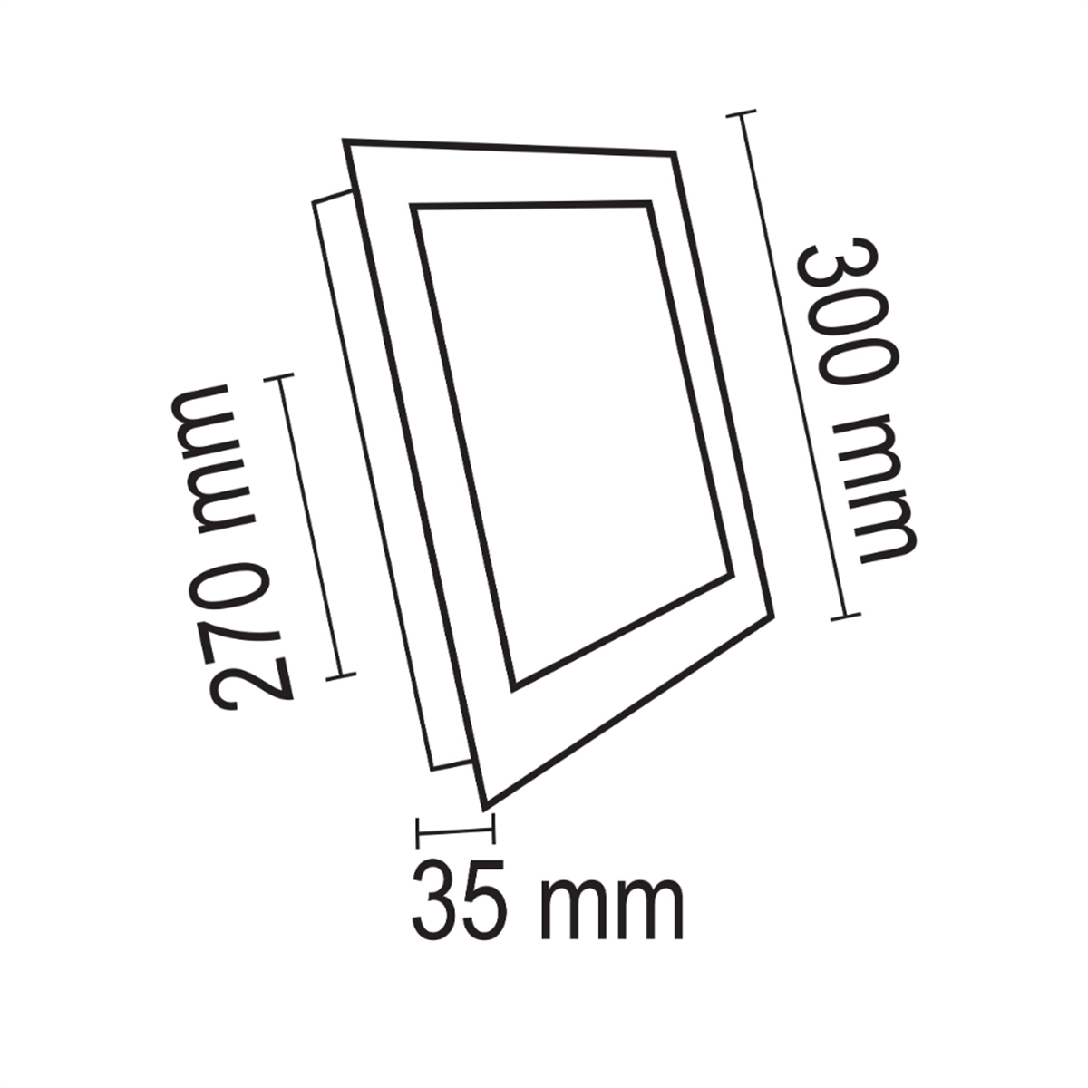 20Watt 30X30 Clip-İn Taş Yün Tavan Armatürü