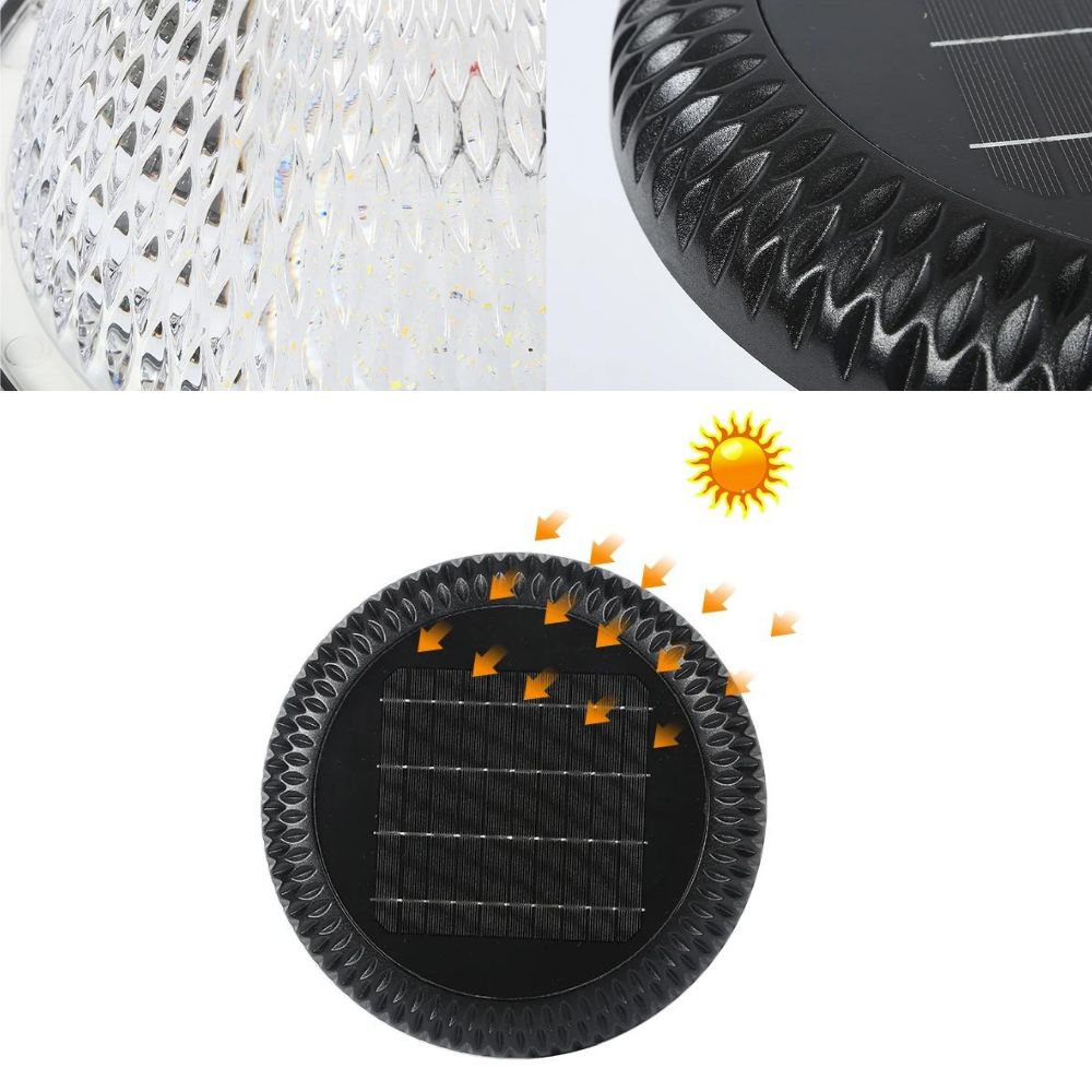 2X100Watt Güneş Enerjili Solar Bahçe Armatürü ( 300cm Direkli )