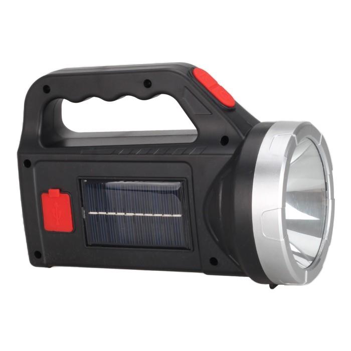 3 Watt Led + Cob Ledli USB + Solar Şarjlı El Feneri