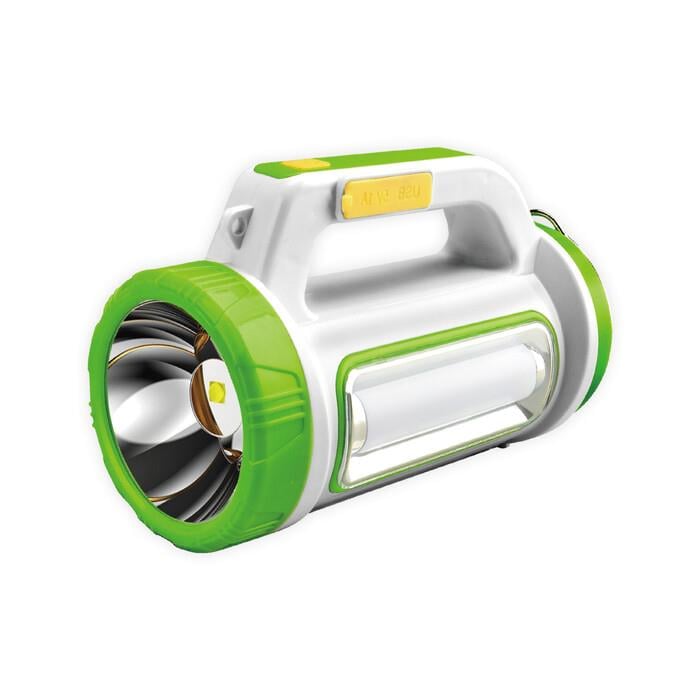 3 Watt Led + SMD Ledli USB + Solar Şarjlı El Feneri Projektör