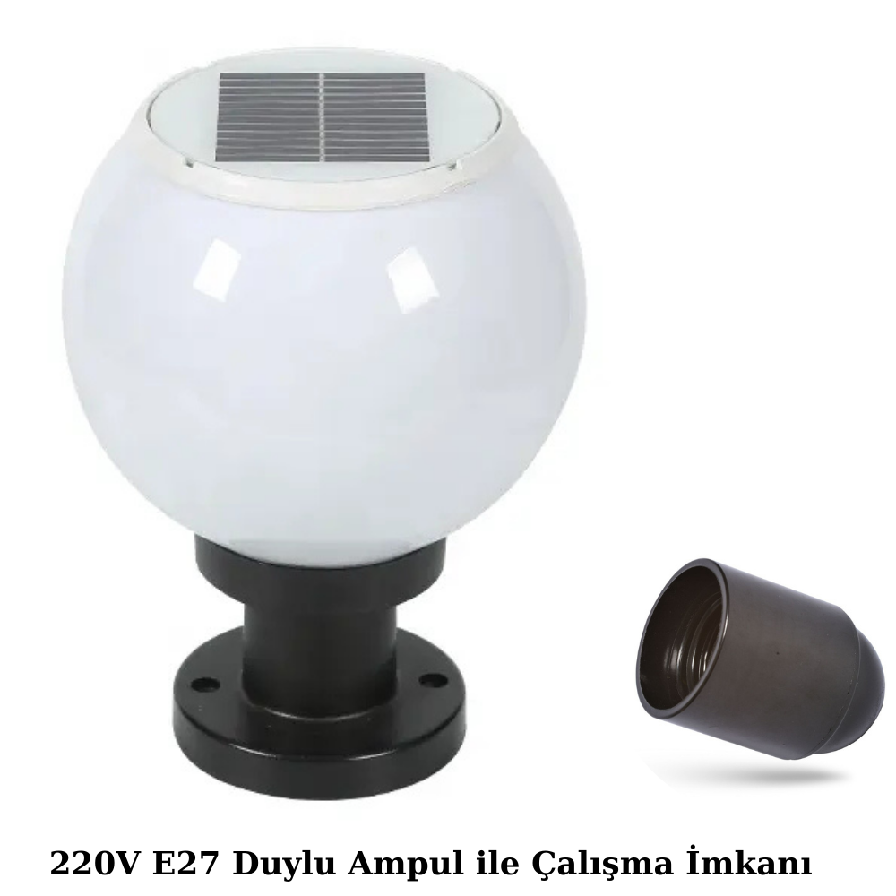 30 Watt Solar Set/Baba Duvar Üstü Dekoratif Glop Armatür