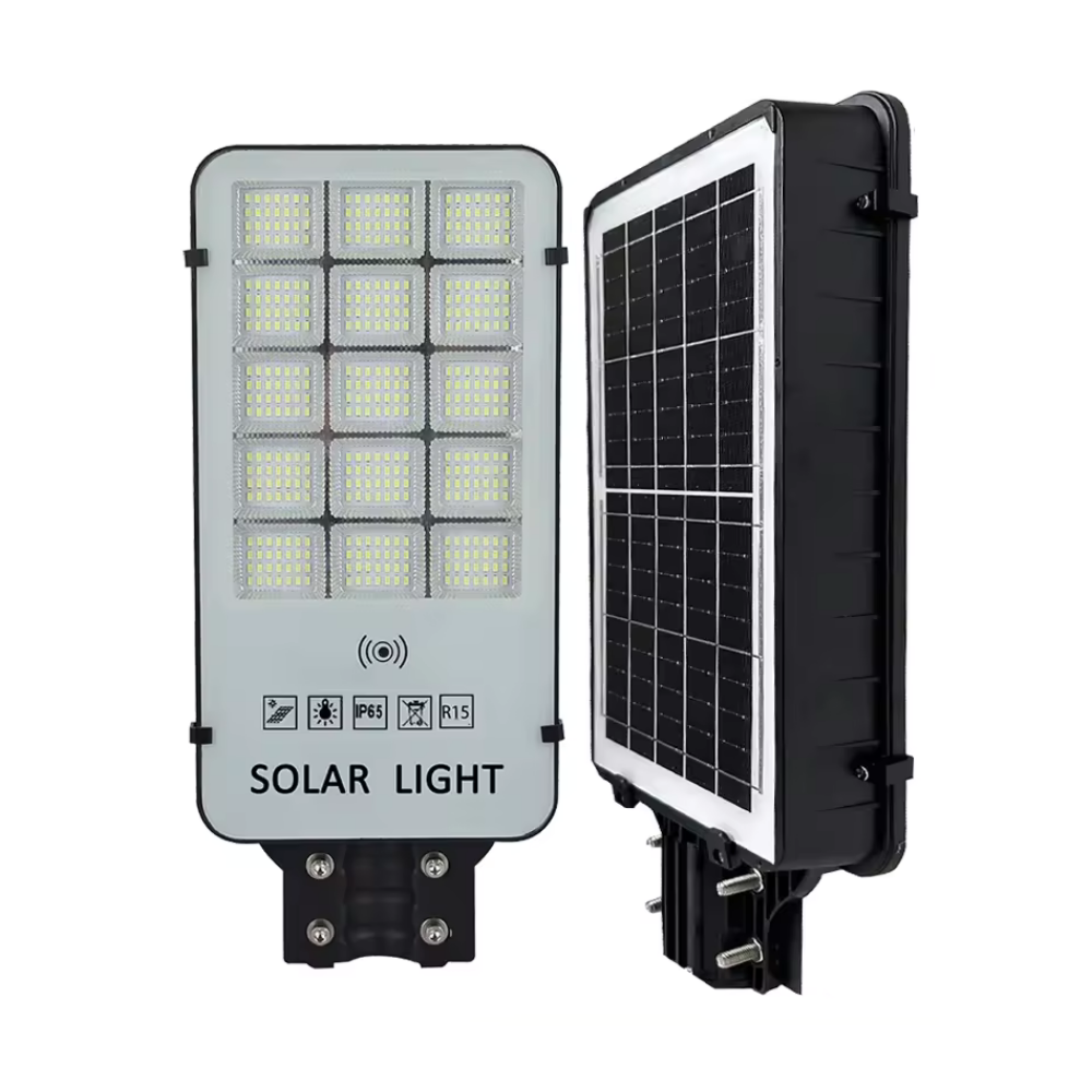 300 Watt Güneş Enerjili Solar Sokak ve Yol Aydınlatma Armatürü (Beyaz Işık)