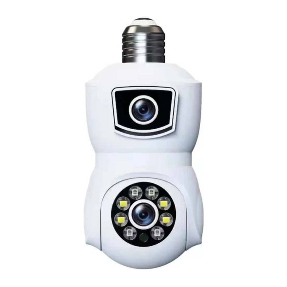 360 Derece Hareketli Akıllı Wireless Çift Lensli Kamera