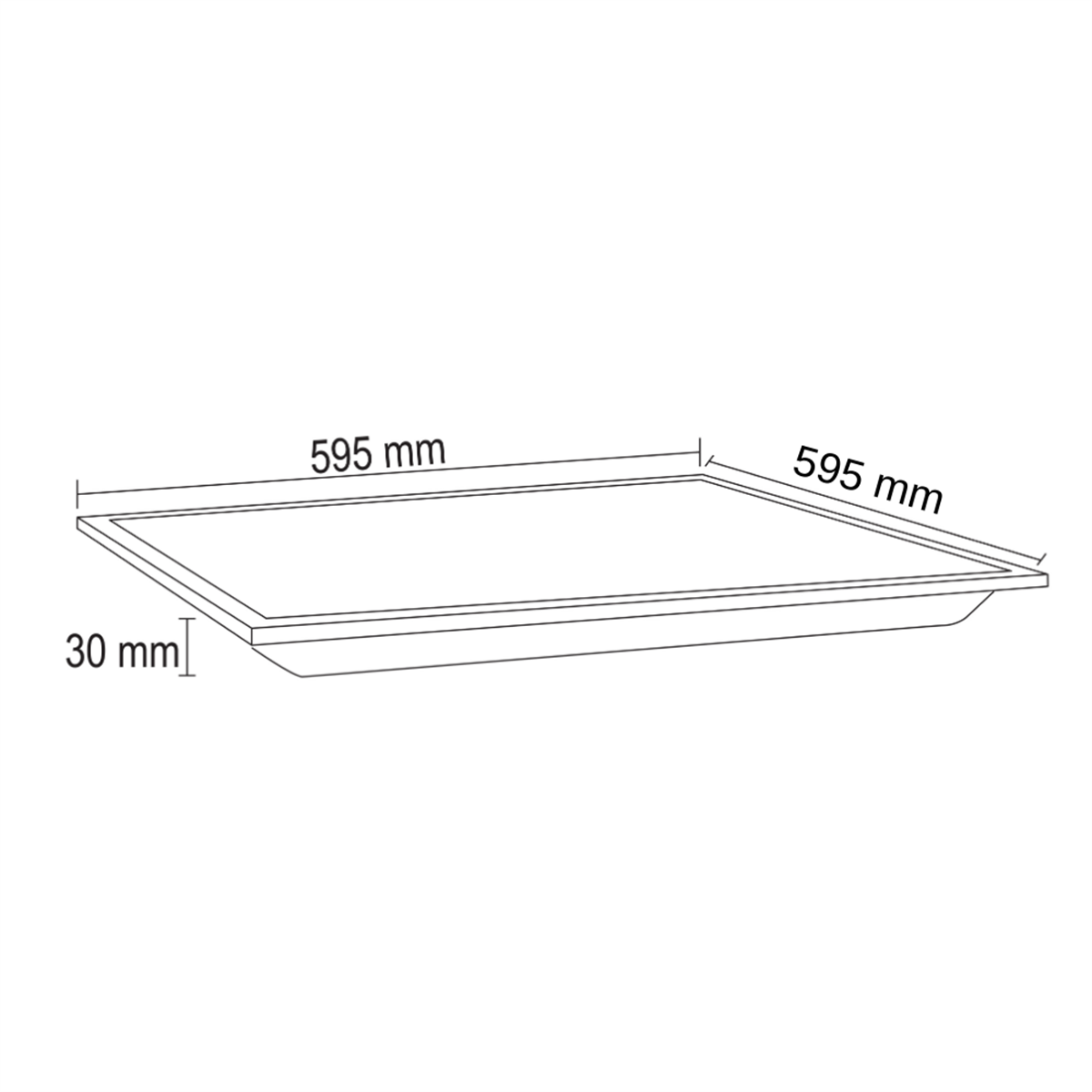40Watt 60x60 Backlight Taş Yünü Tavan Armatürü