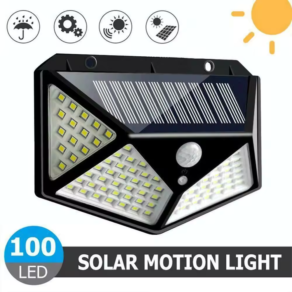 40Watt Güneş Enerjili Solar Bahçe Duvar Armatürü (6500K Beyaz Işık)