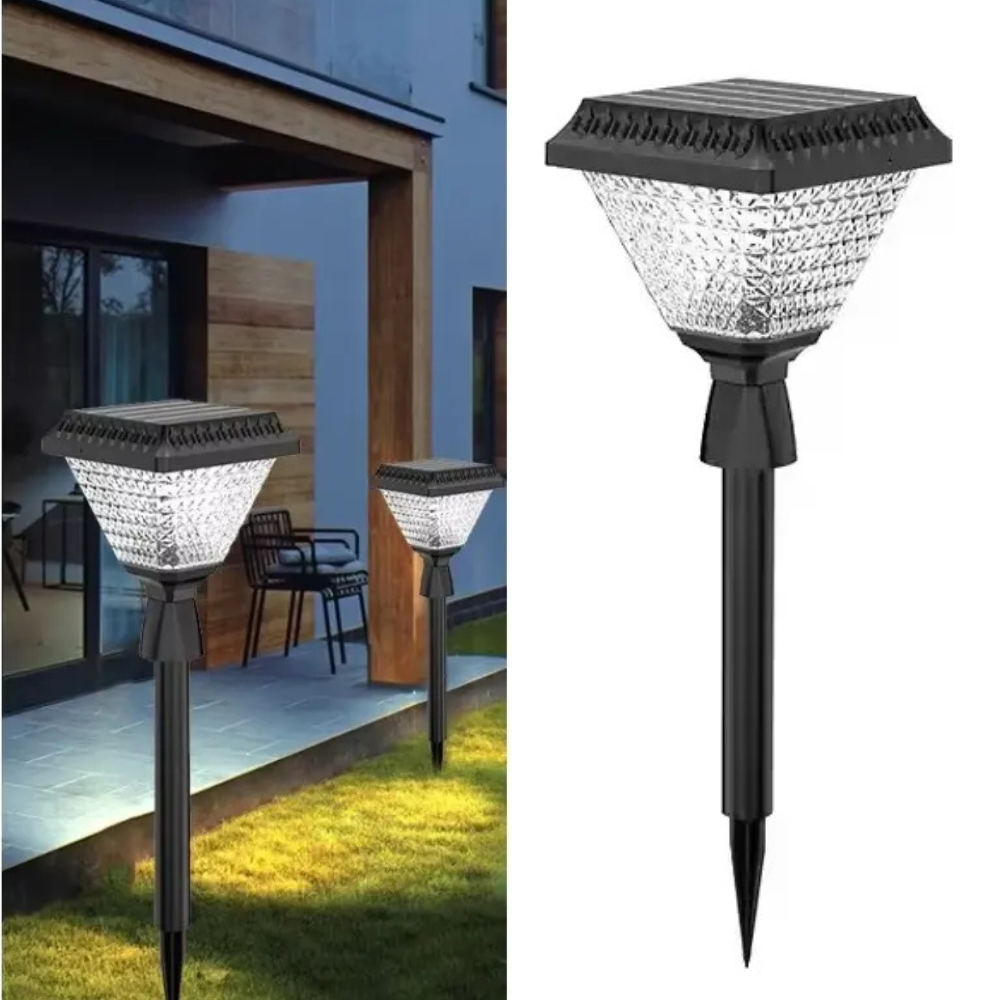 50 Watt Solar Dekoratif Çim Saplamalı Kazıklı Bahçe Armatürü