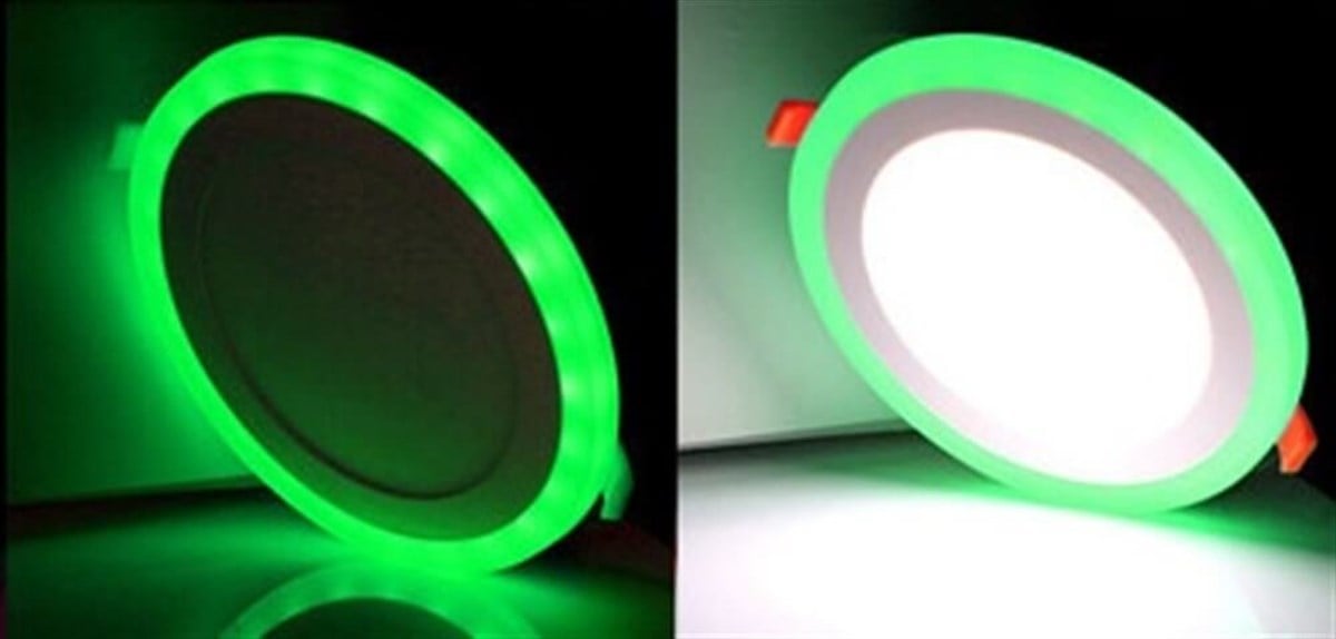 5Watt Yeşil Işıklı Çift Renkli Led Panel Armatür