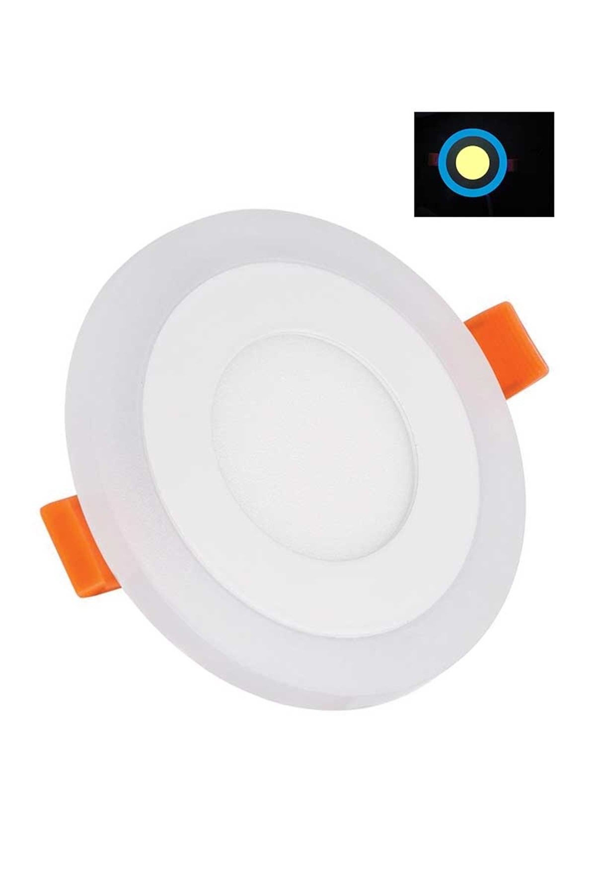 5Watt Mavi Işıklı Çift Renkli Led Panel Armatür