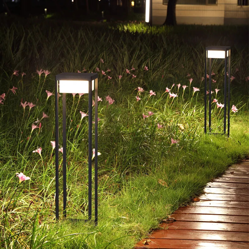 60 Watt Solar Alüminyum Bollard Aydınlatma Armatürü