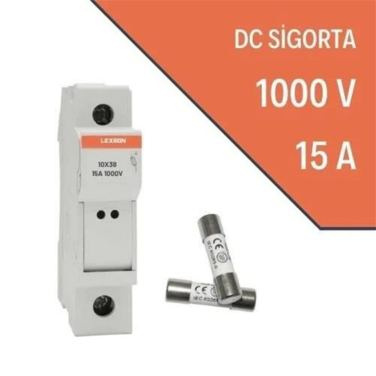 DC 15 Amper 1000 Volt Sigorta
