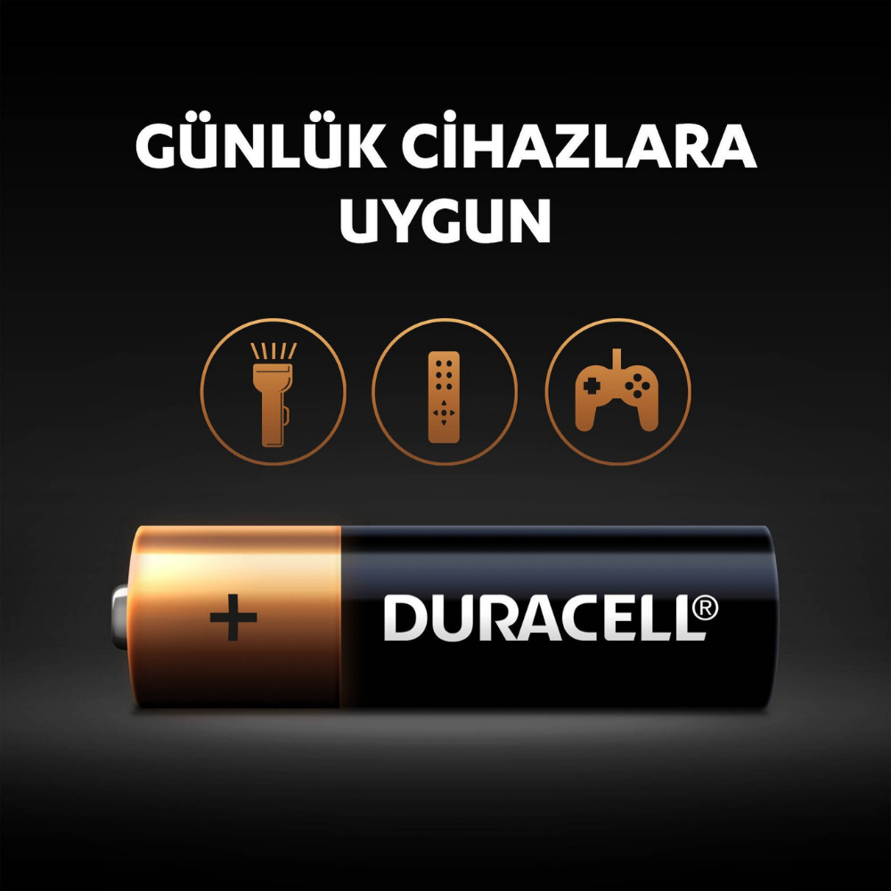 Duracell Alkalin AAA 4lü İnce Pil