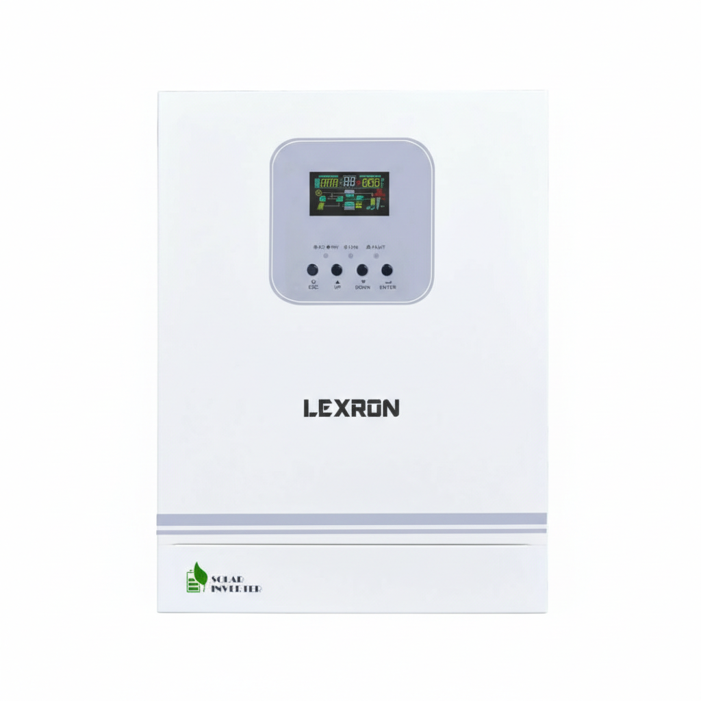 Lexron 3KVA 3KW 24V 80A MPPT Yüksek PV Voltajlı Tam Sinüs Akıllı İnverter