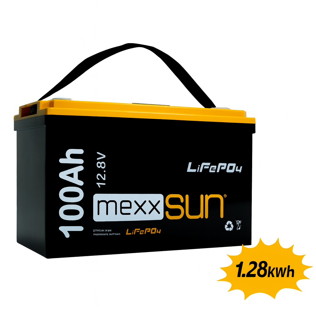 12.8 Volt-100Ah LifePo4 Lityum Akü