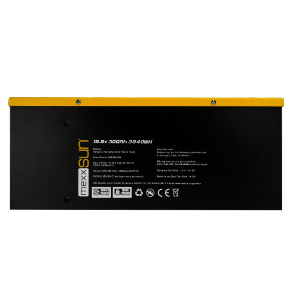 12.8 Volt-300Ah LifePo4 Lityum Akü