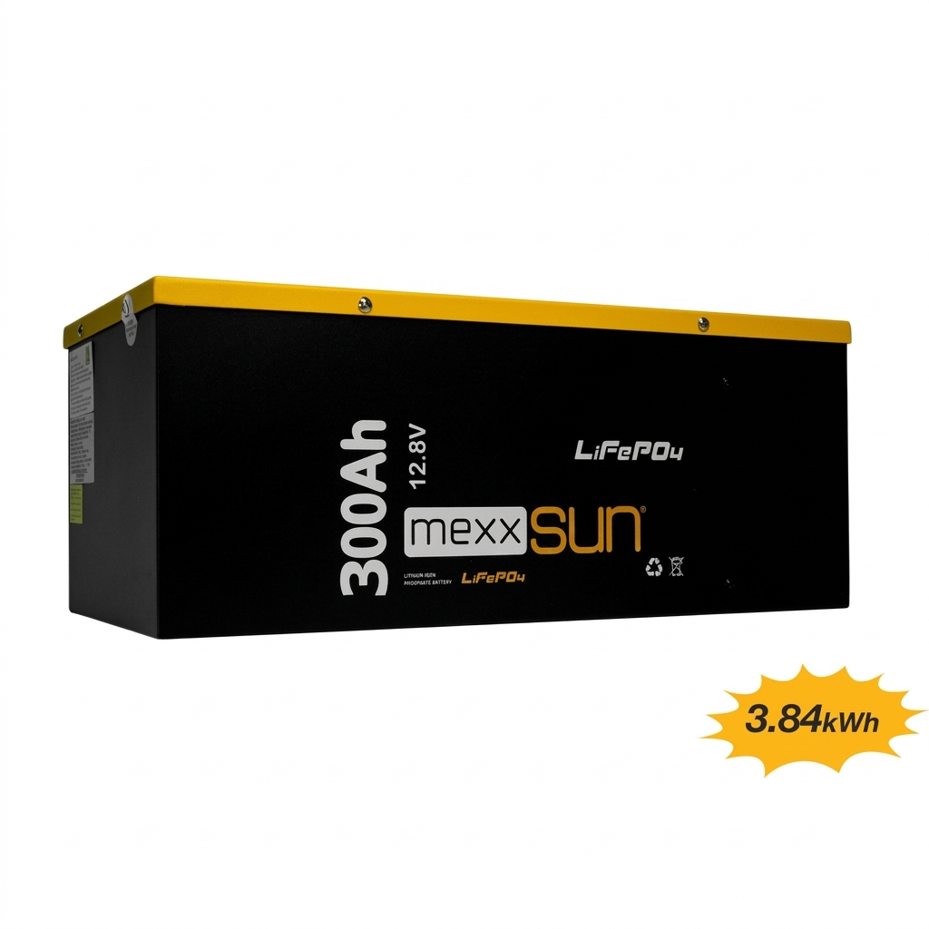12.8 Volt-300Ah LifePo4 Lityum Akü
