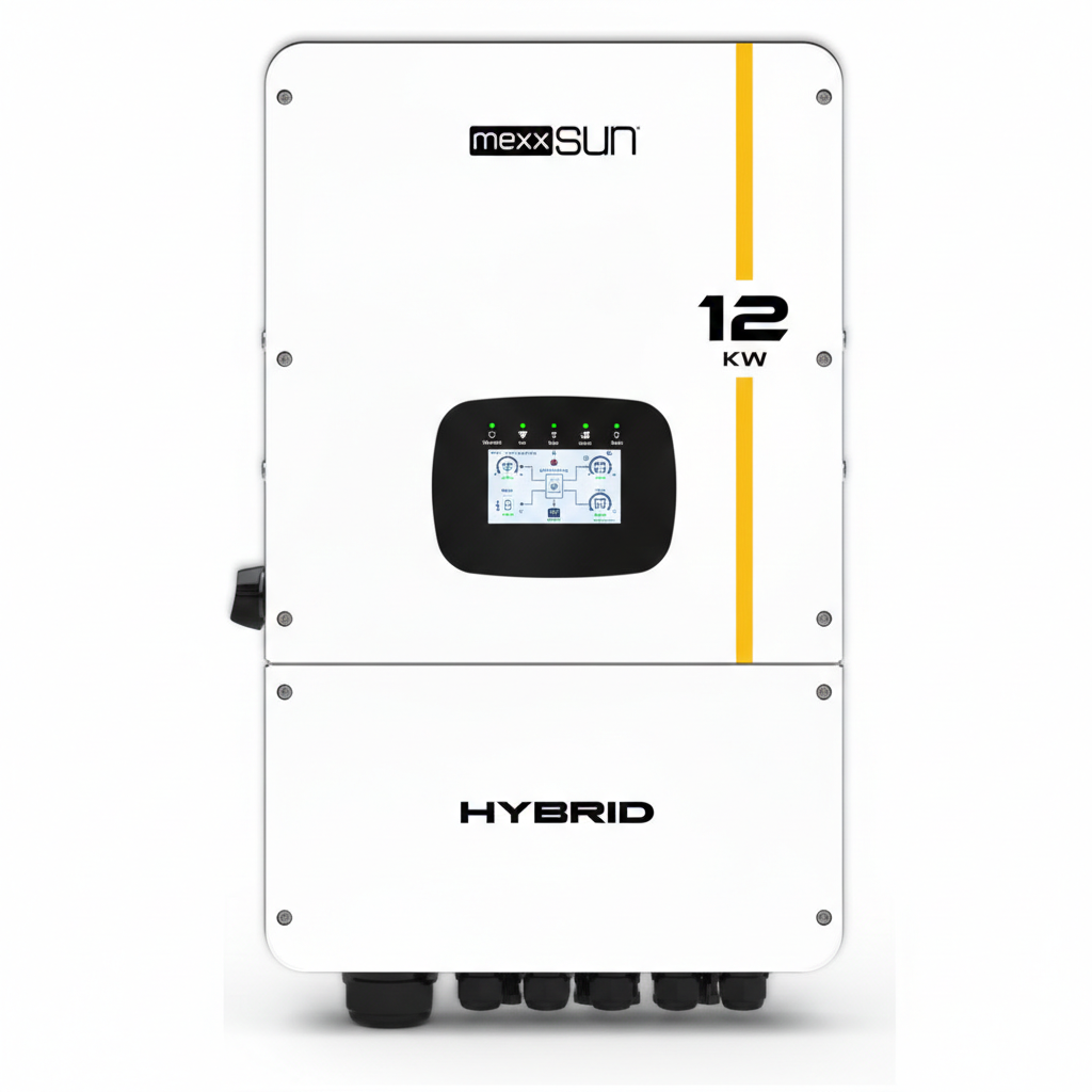 12 KW Hibrit Monofaze On-Grid İnverter (48V-LV)