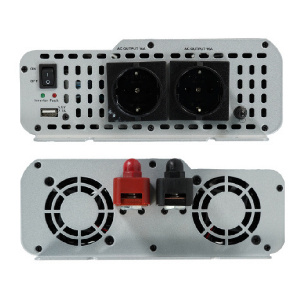 12V Volt-2000W Watt Modifiye Sinüs İnverter (220V Çevirici)