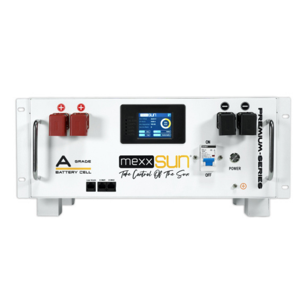 25.6 Volt-100Ah 2.56KWh LifePo4 Kaset/Rack Tipi Lityum Akü